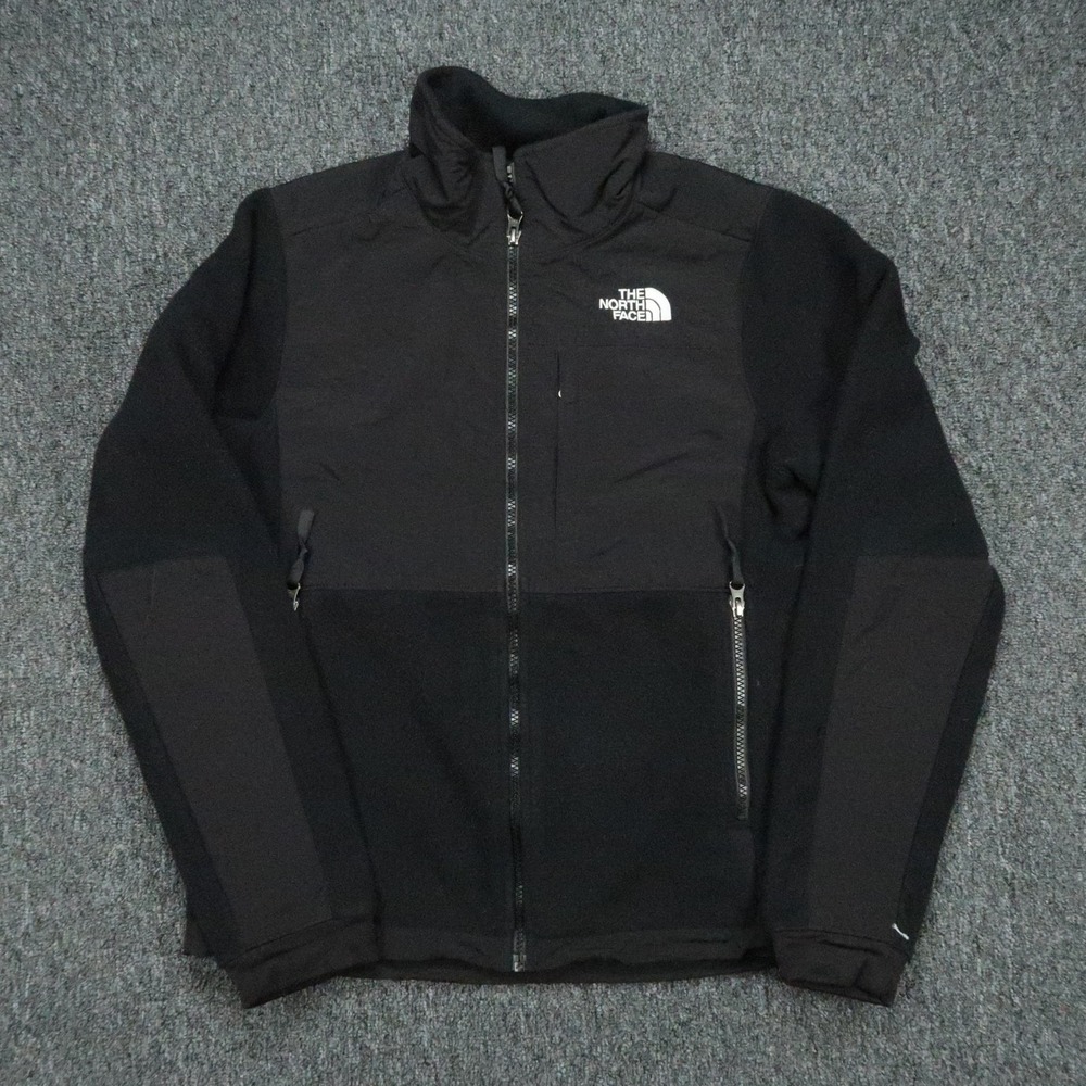 The North Face Jacket Womens Small Black Denali 2 Fleece Full Zip Pockets